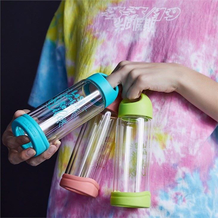 color glass bottle