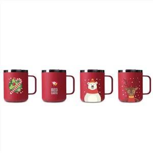 Mwg wedi'i orchuddio â phowdr potel dŵr dur gwrthstaen