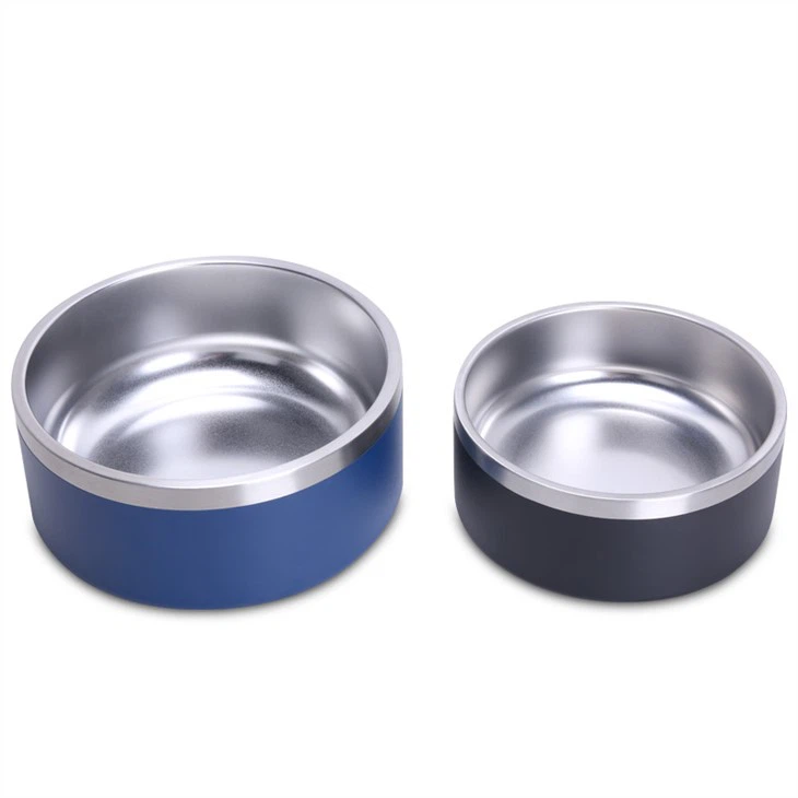 Bowlen Anifeiliaid Anwes Dur Di-staen dwfn